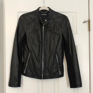 Express faux leather jacket